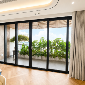 Hệ VRE180 - Cửa đi mở trượt 3 ray Viralwindow -2
