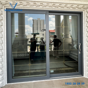 VRE120 - Cửa đi mở trượt 2 cánh Viralwindow (hệ châu Âu)