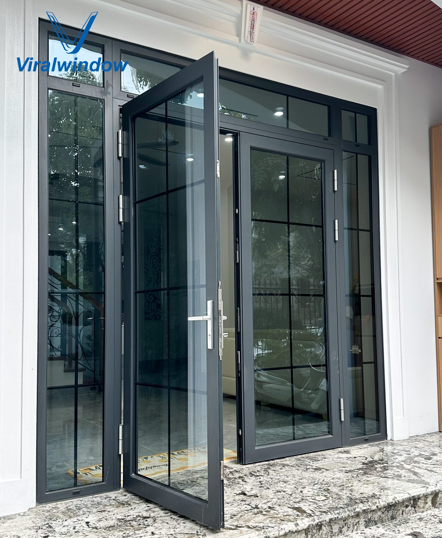 Hệ VRA55 - Cửa đi mở quay 2 cánh Viralwindow