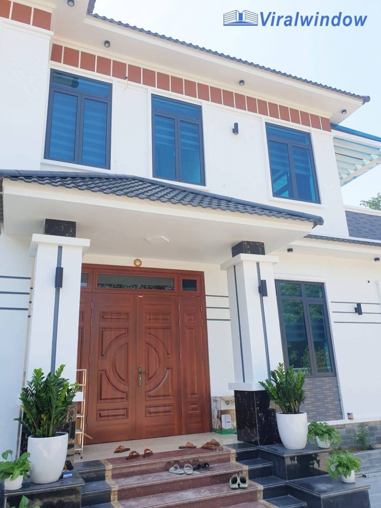 Công trình cửa nhôm Viralwindow tại Tân Lập