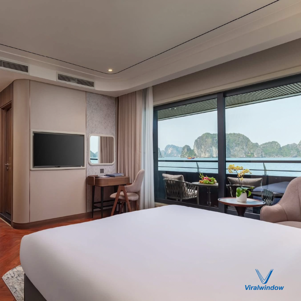Cửa Viralwindow lắp phòng ngủ du thuyền Calista