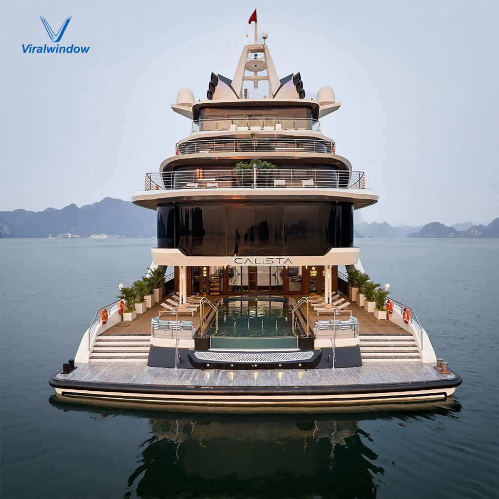 Hoàn thiện cửa nhôm Viralwindow trên du thuyền Calista